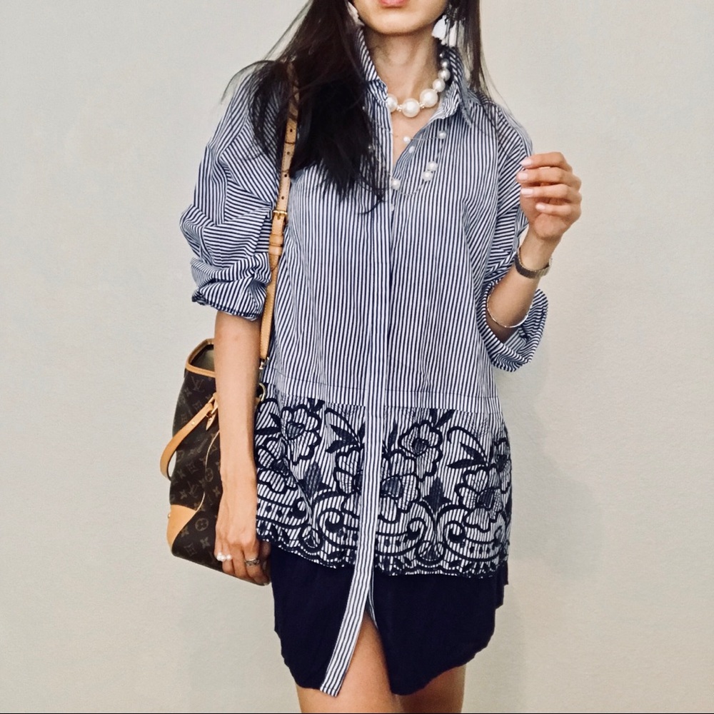 Brand new oversized blouse dress top - Picture 7 of 8